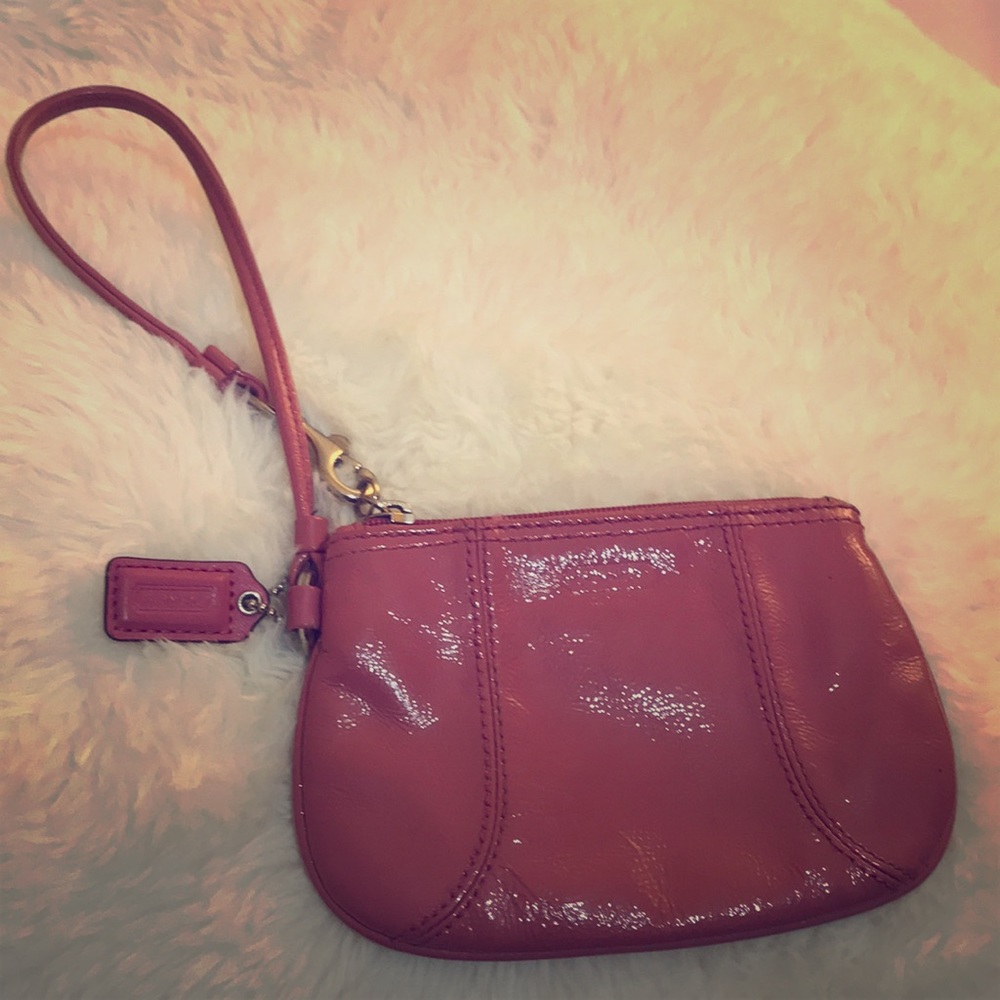 Pink Coach Wristlet 💖💘💝